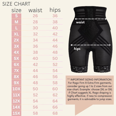 Style 6209 | Breathable High Waist Thigh Slimmer | No Roll Power Mesh Hourglass Shaper |  Firm to Extra Firm Support