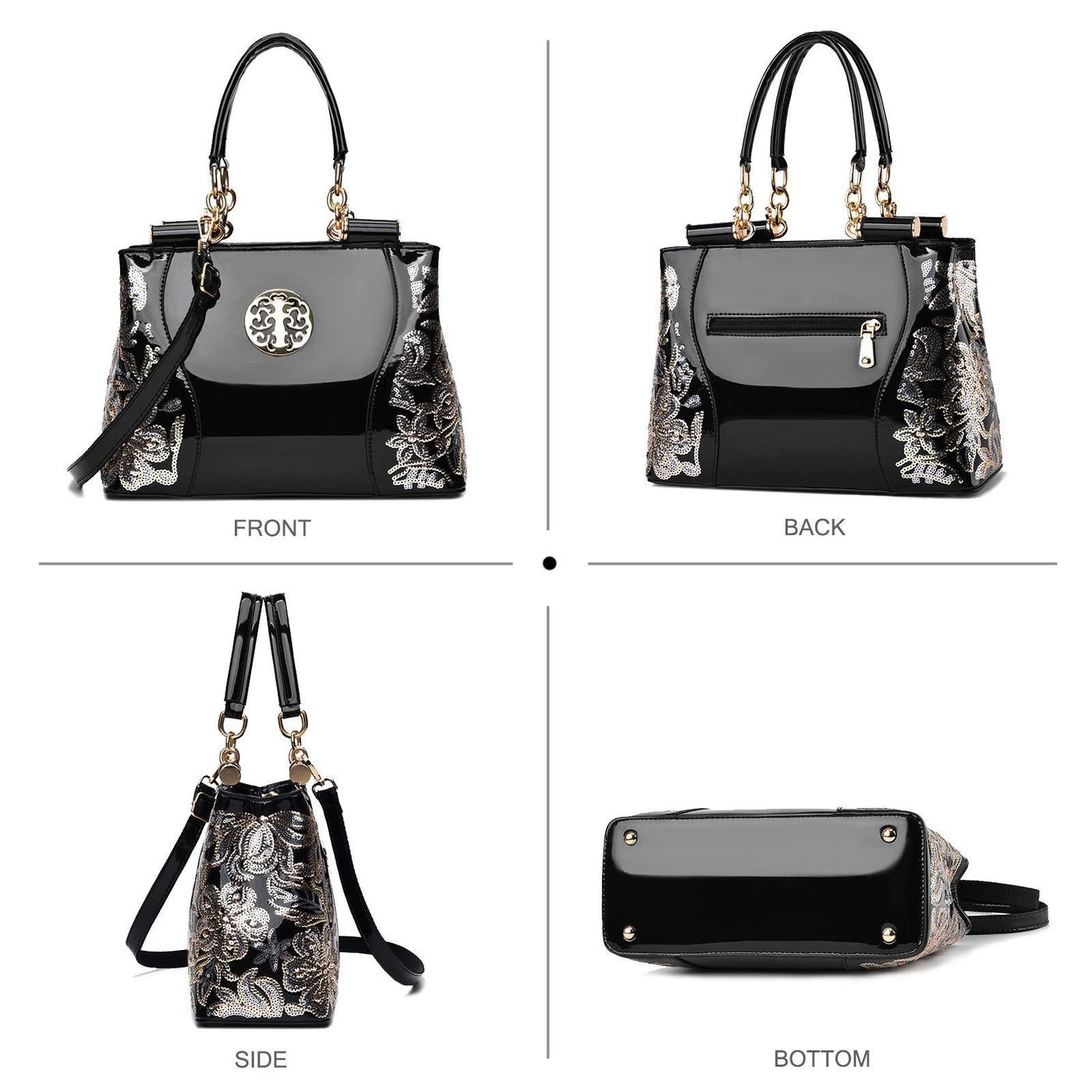 The Royal Patent Leather Handbag