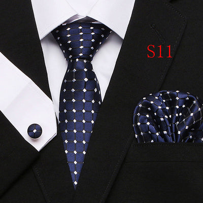 Paisley Series European And American Three-piece Tie Set