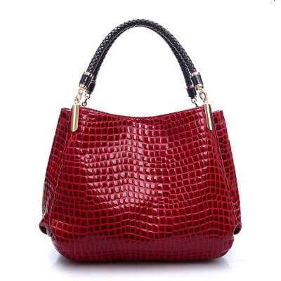 Women’s Printed Leather Handbag