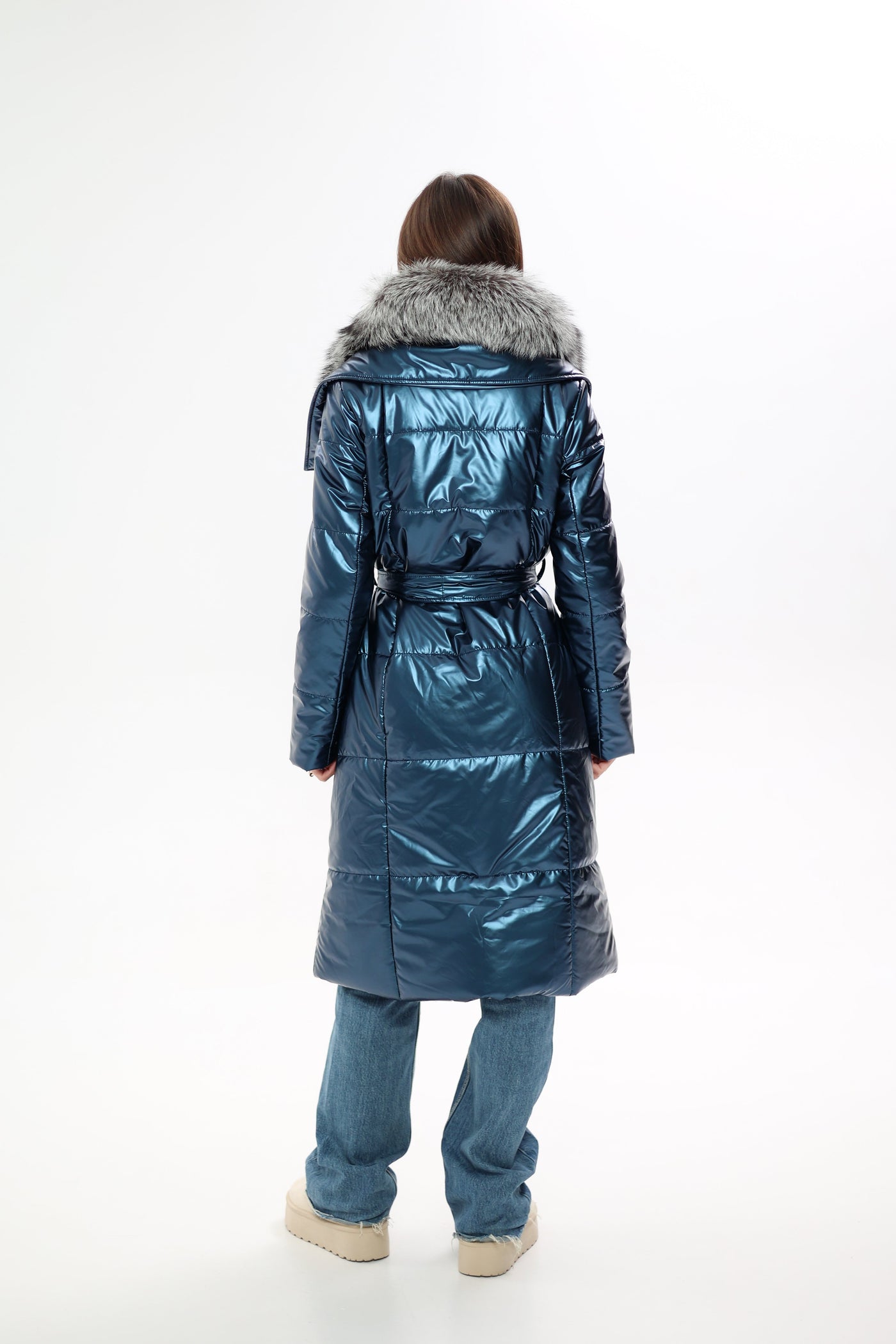 Genuine Silver Fox Fur Freudenberg Comfortemp® Coat