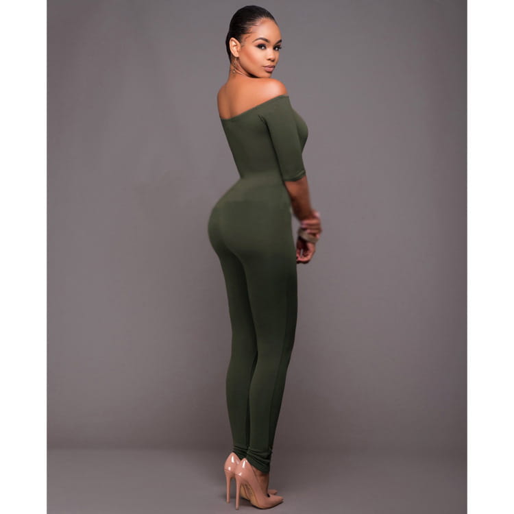 Women’s Three Quarter-Sleeve Pants Suit