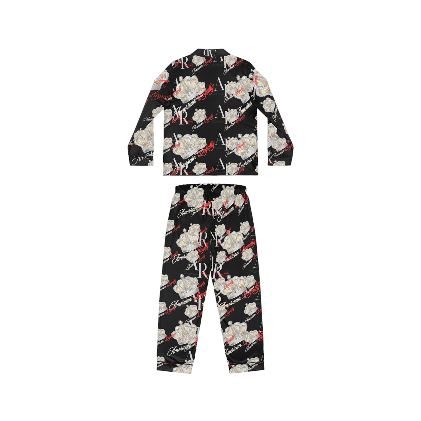 American Royalty Uptown Satin Pajama Set