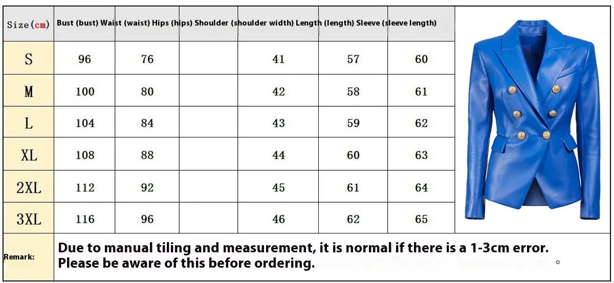 Women’s Leather Suit Jacket