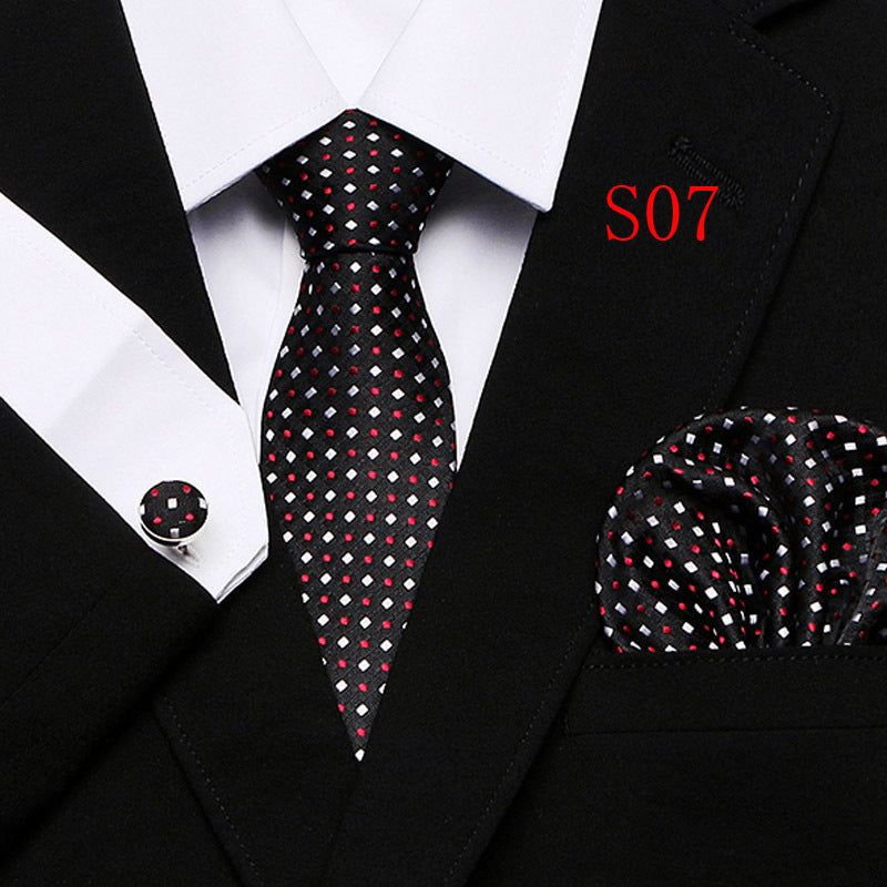Paisley Series European And American Three-piece Tie Set