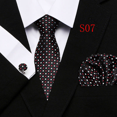 Paisley Series European And American Three-piece Tie Set