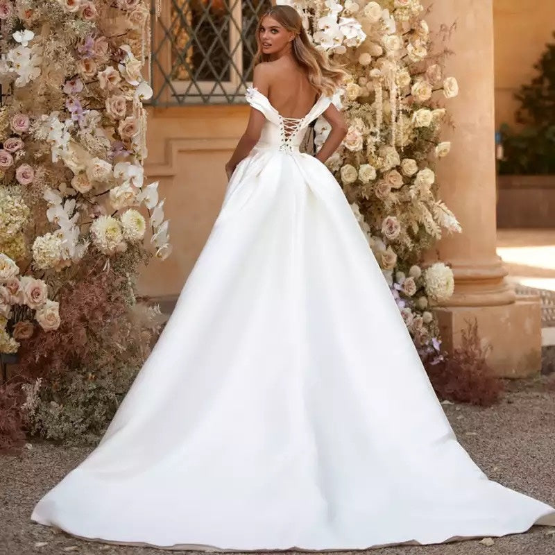 Mermaid Wedding Dress With Detachable Train