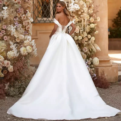 Mermaid Wedding Dress With Detachable Train