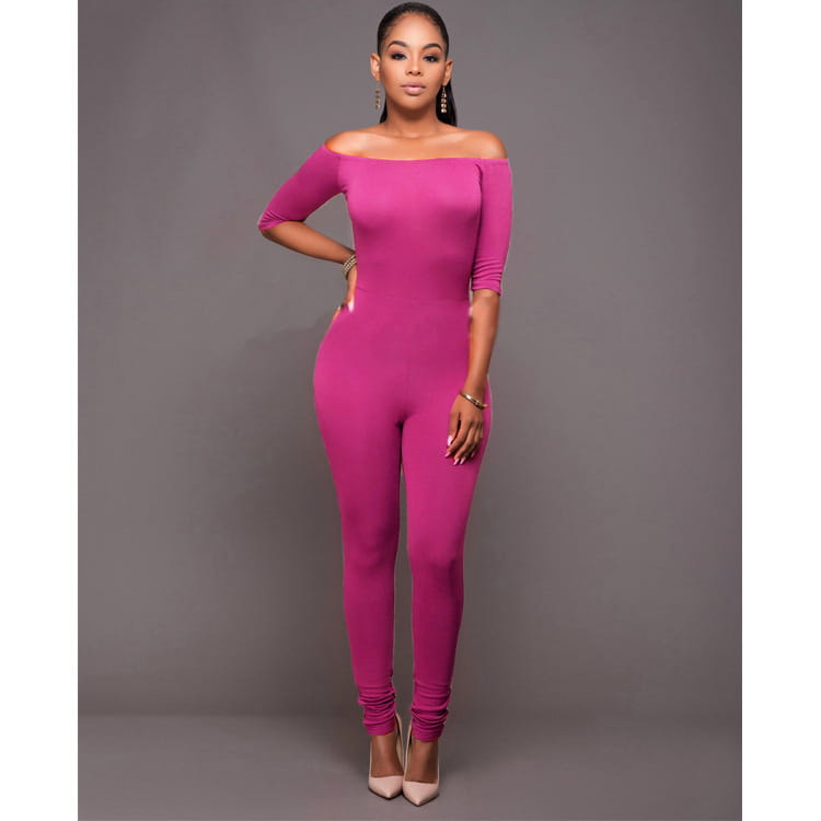 Women’s Three Quarter-Sleeve Pants Suit