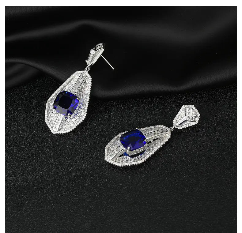 Palace Style Zircon Earrings