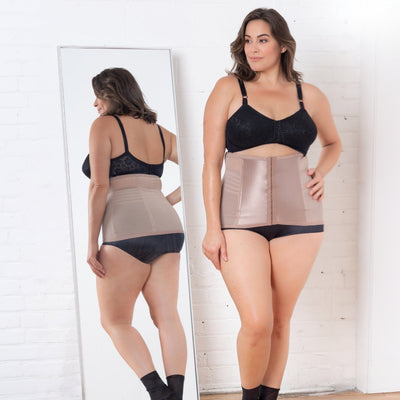 Style 821 | Shapette Powermesh Satin Panel Waist Cincher