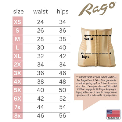 Style 821 | Shapette Powermesh Satin Panel Waist Cincher