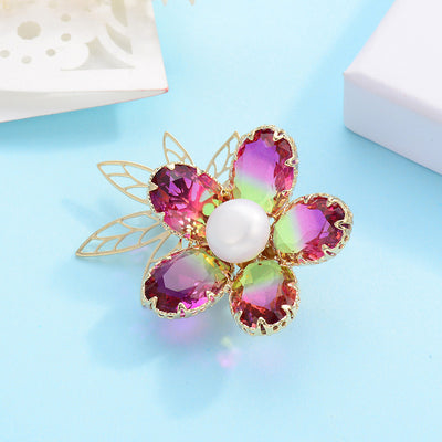 Pearl Petal Brooch Corsage