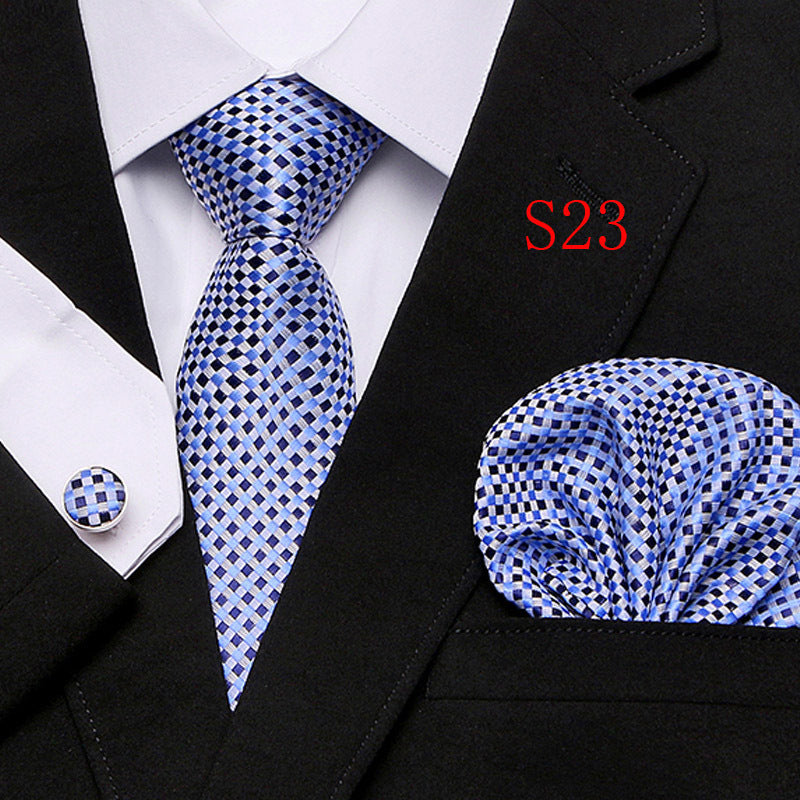 Paisley Series European And American Three-piece Tie Set
