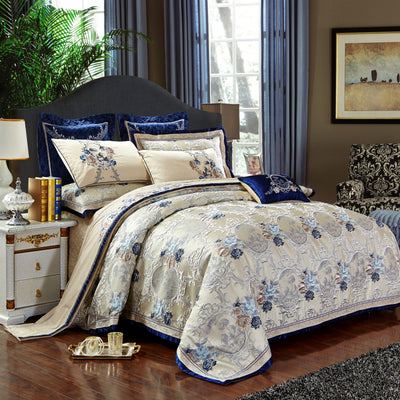 Royal Satin Cotton Jet Bedding