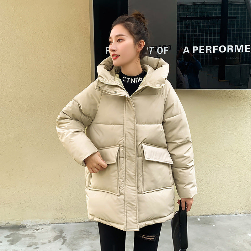 Winter Down Coat With Hood