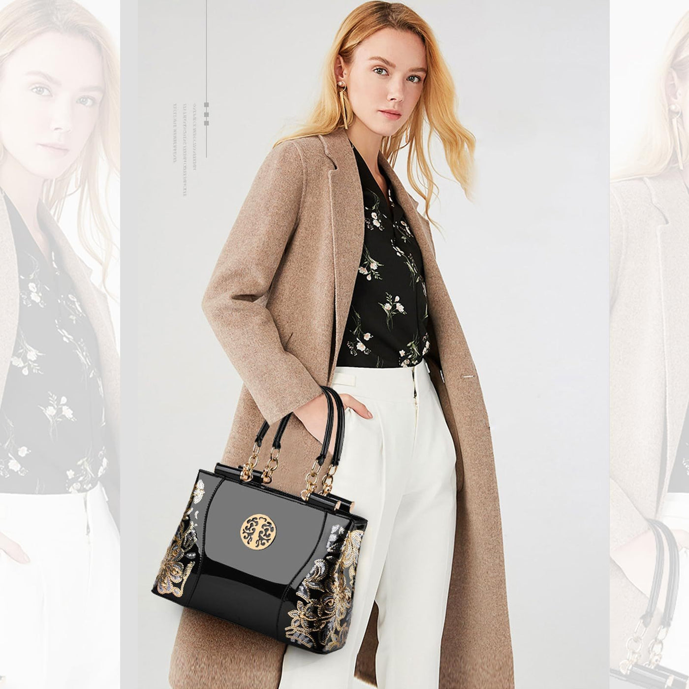 The Royal Patent Leather Handbag