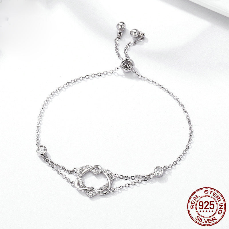 Love pure silver bracelet S925