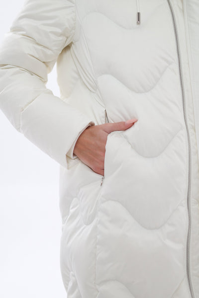 Genuine Fur Trim Down Fill Coat