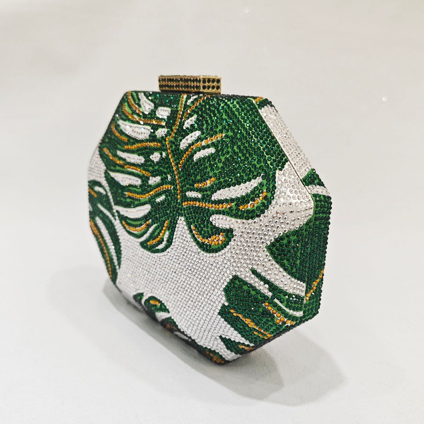 Green Leaf Diamond Clutch
