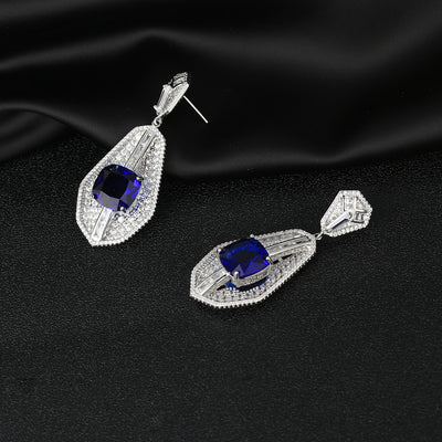 Palace Style Zircon Earrings