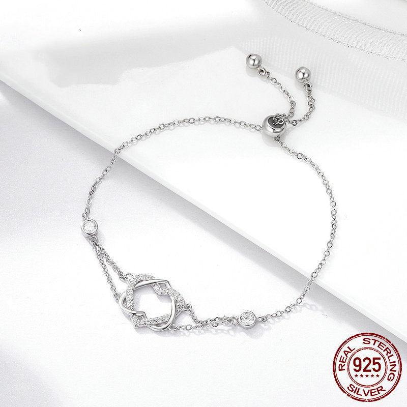 Love pure silver bracelet S925