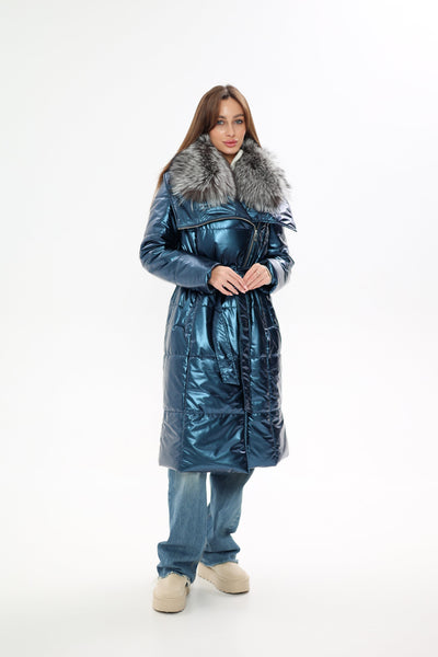 Genuine Silver Fox Fur Freudenberg Comfortemp® Coat
