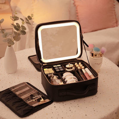 LED Mirror Water-proof Makeup Case