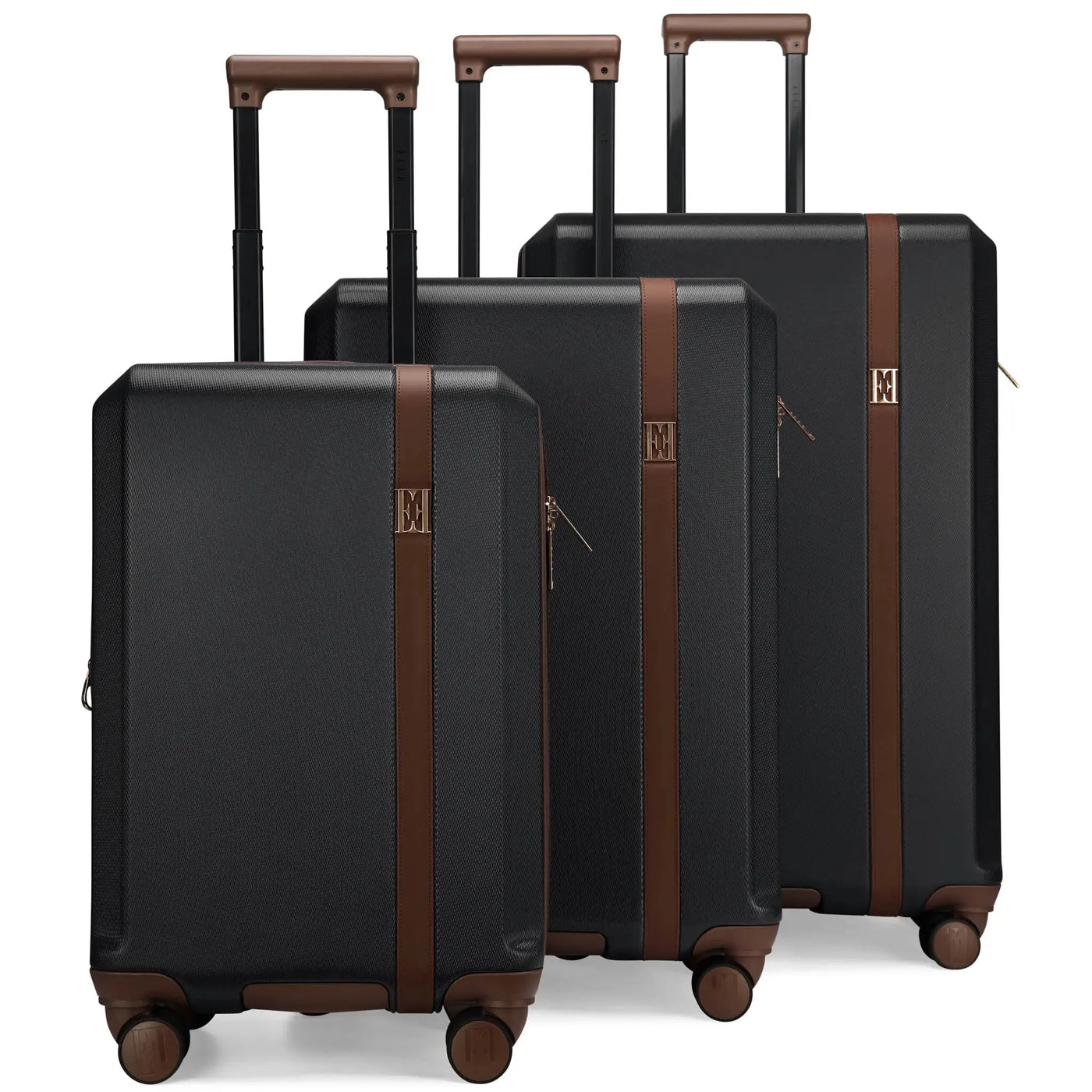 Luxe Journey 3 Piece Expandable Retro Luggage Set