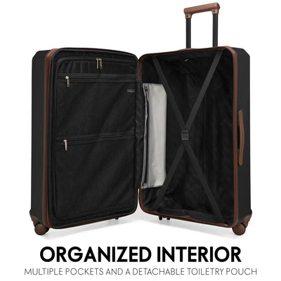 Luxe Journey 3 Piece Expandable Retro Luggage Set