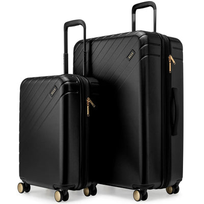 Louvre 2 Piece Expandable Polycarbonate Luggage Set