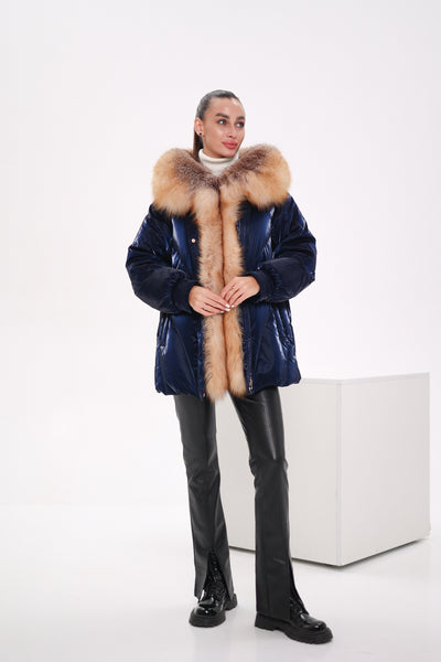 Genuine Red Fox Premium Down Fill Vinyl Parka