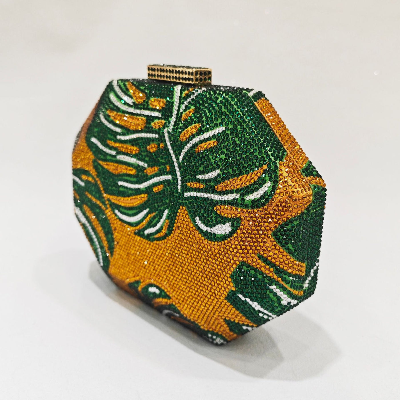 Green Leaf Diamond Clutch