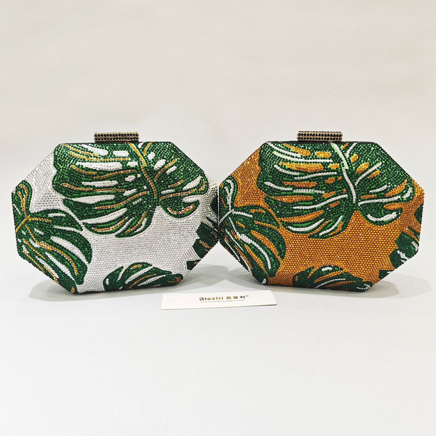 Green Leaf Diamond Clutch