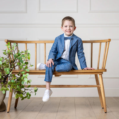 Organic Chambray Suit Pant - Baby