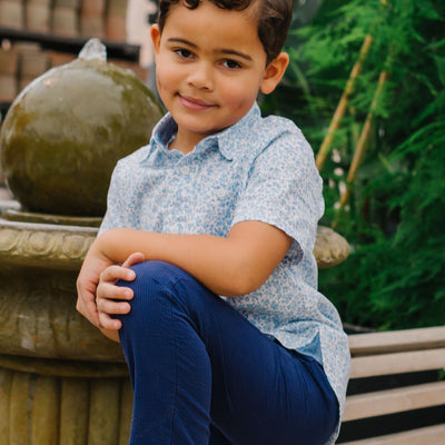 Organic Seersucker Suit Pant