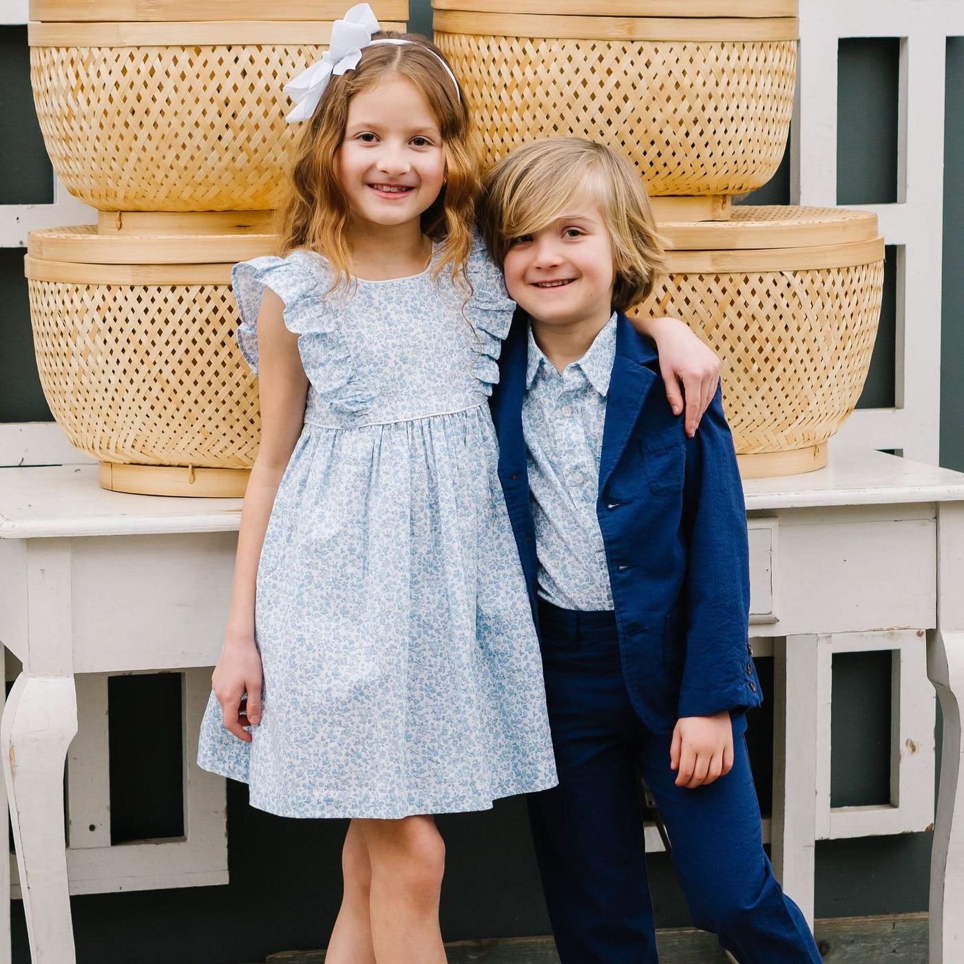 Organic Seersucker Suit Pant