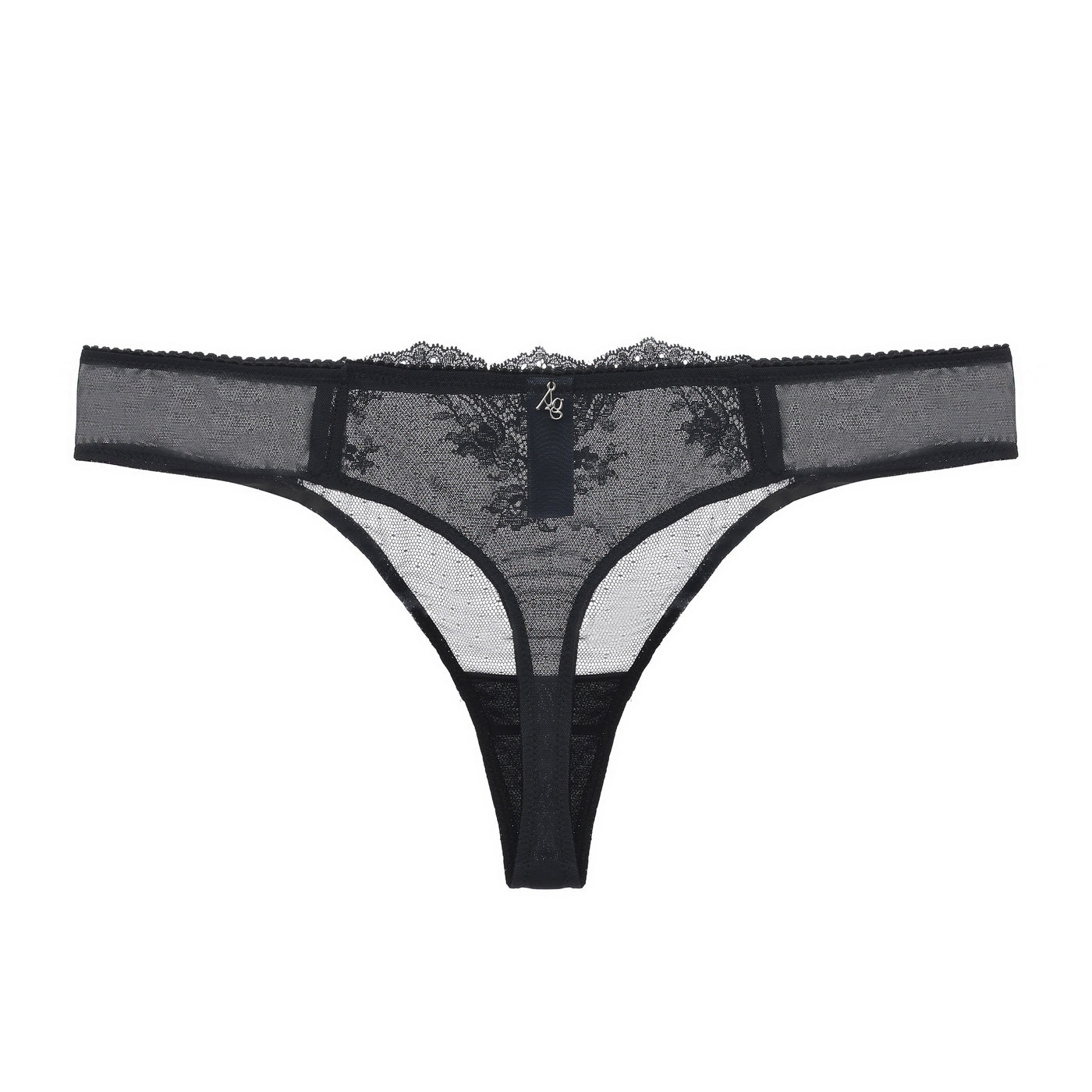 Kim Stretch Lace & Mesh Thong