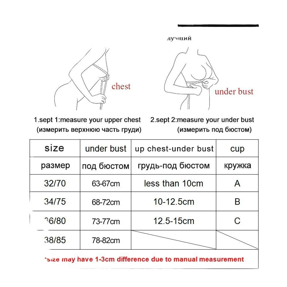 Strapless Non-slip Front Buckle Pushup Bra