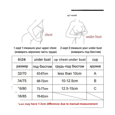 Strapless Non-slip Front Buckle Pushup Bra