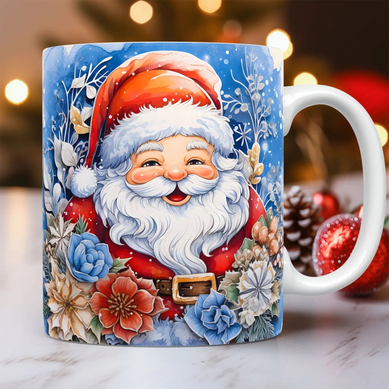 Ceramic Santa Claus Mug