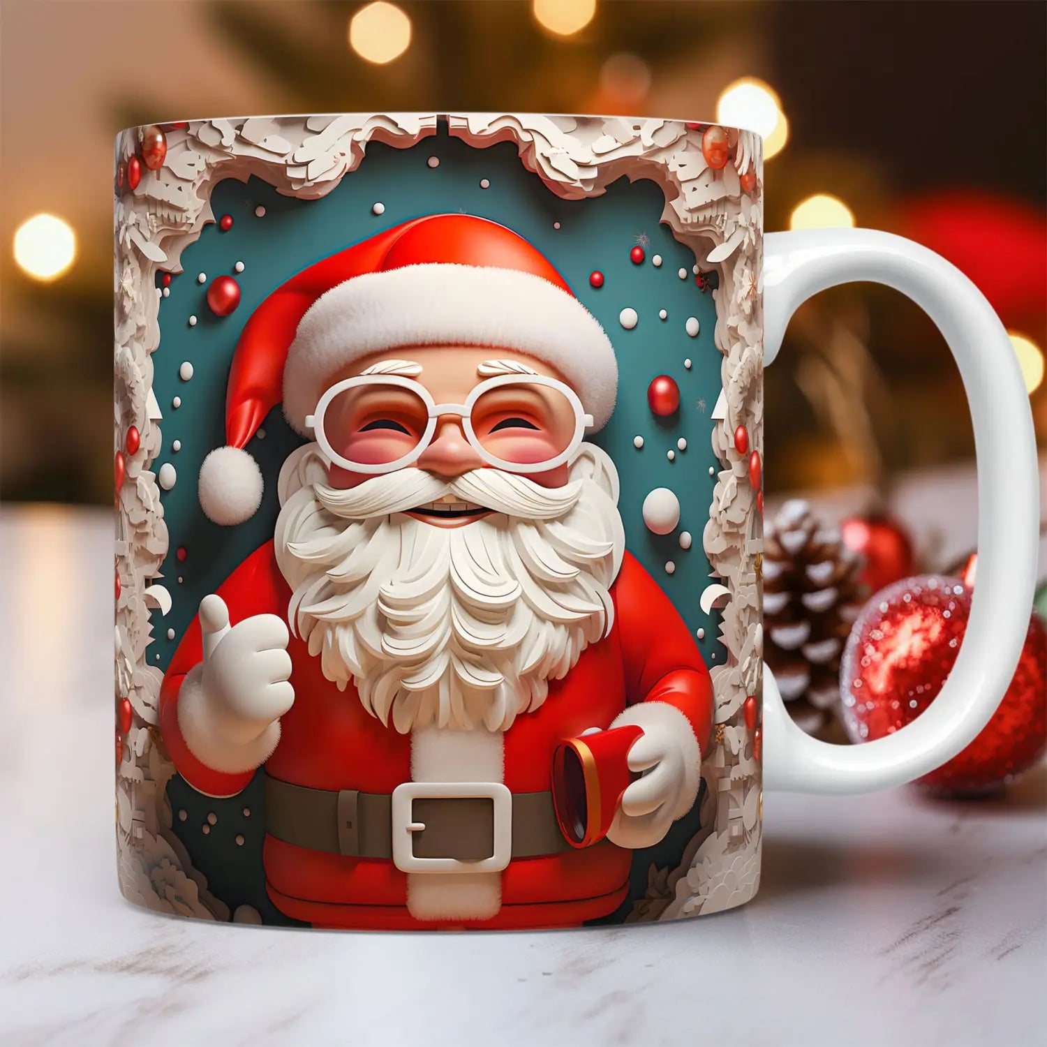 Ceramic Santa Claus Mug