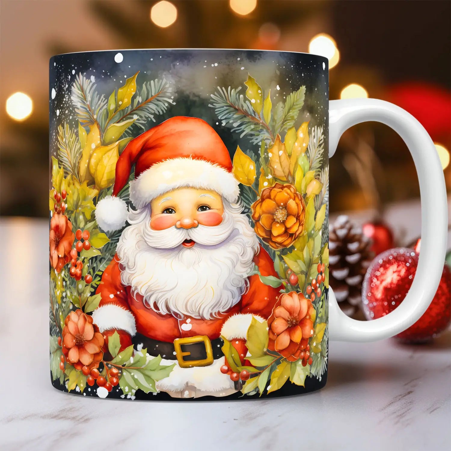 Ceramic Santa Claus Mug