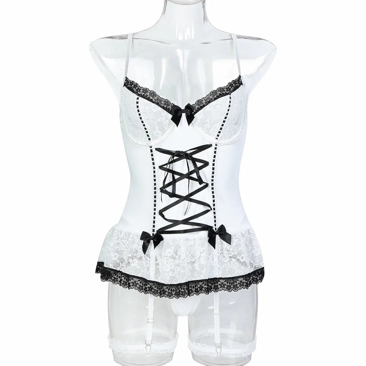 Lace French Maid Lingerie Set