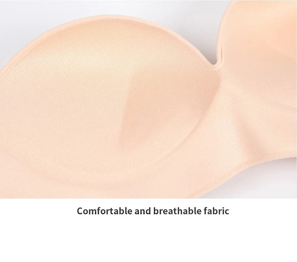 Strapless Non-slip Front Buckle Pushup Bra