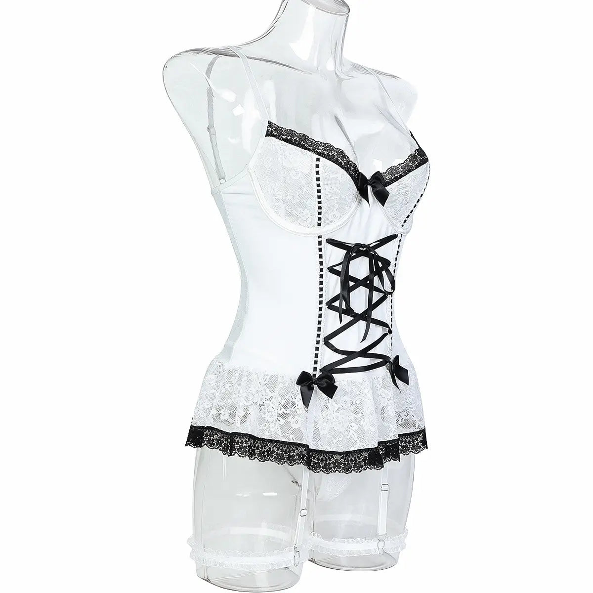 Lace French Maid Lingerie Set