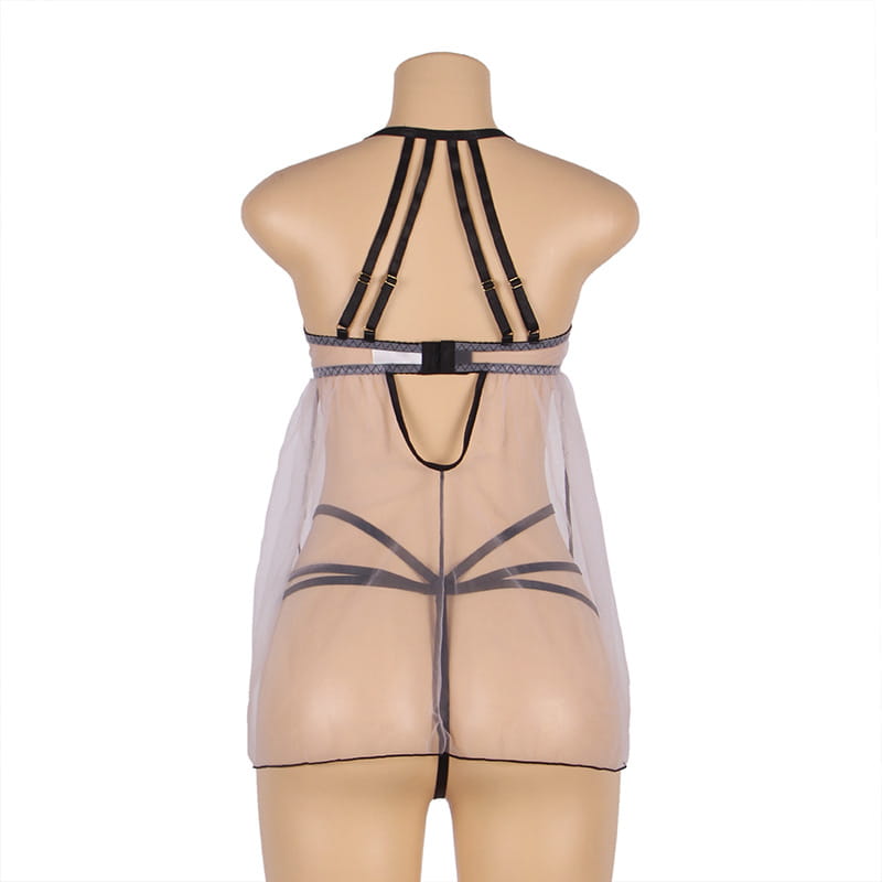 Push up Mesh Lace Nightdress