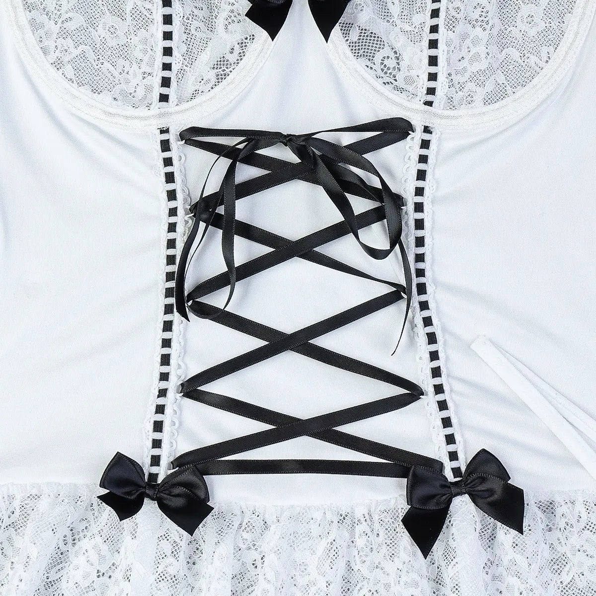 Lace French Maid Lingerie Set