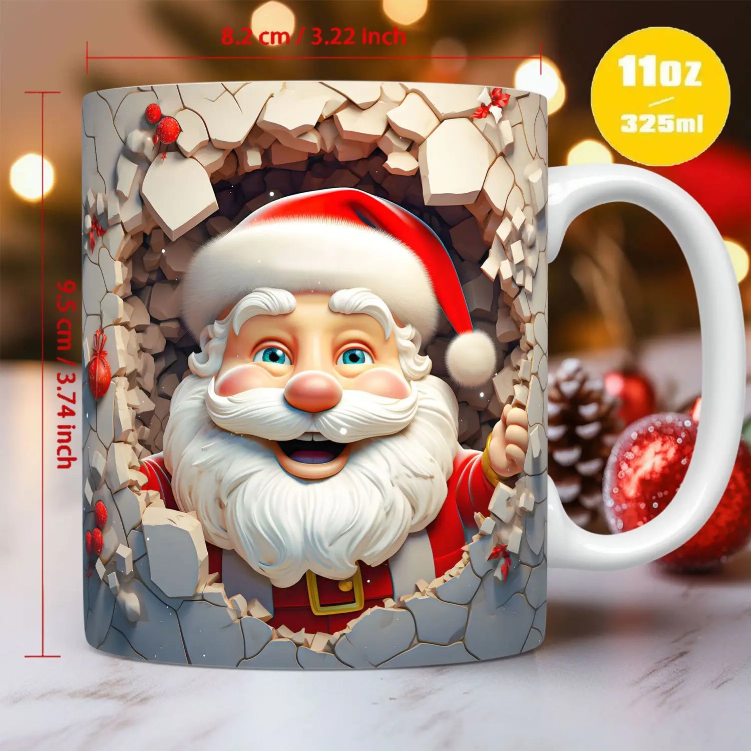 Ceramic Santa Claus Mug
