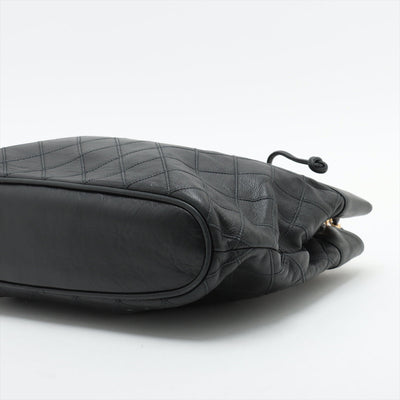 Chanel Lambskin Black Quilted Shoulder Bag 0 Series #3752